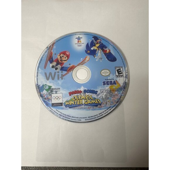 Mario & Sonic At The Olympic Winter Games Nintendo Wii Disc Only - Picture 1 of 3